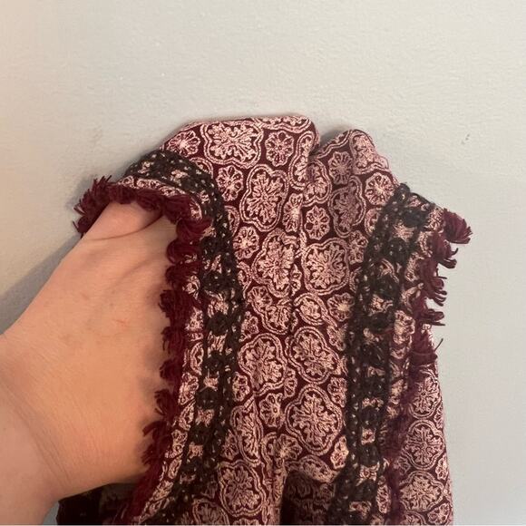 American Eagle AEO Sleeveless Romper Women's Size Small Dark Red Maroon - Picture 10 of 10